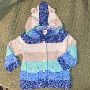 babyGAP Brennan Bear Button Sweater (12-18 m)